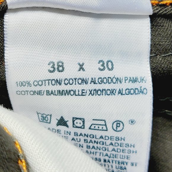 Dockers Mens Work Jeans - 38x30 Straight Fit - NWT - 5 Pocket - 100% Cotton - Picture 8 of 11